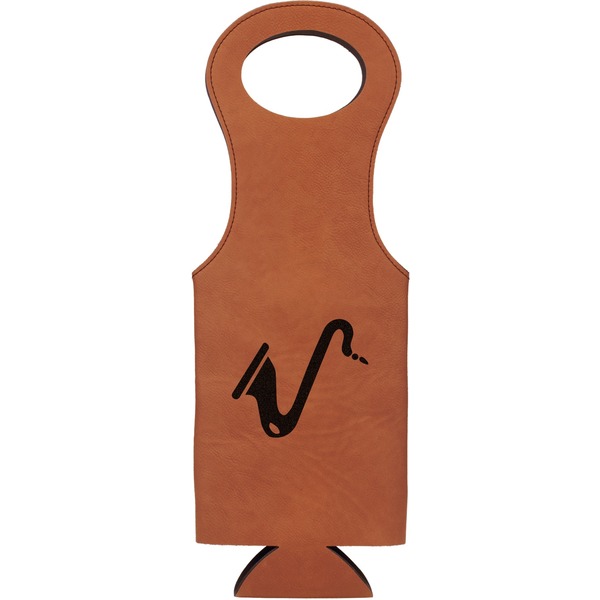 Custom Musical Instruments Leatherette Wine Tote - Single Sided