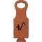 Musical Instruments Cognac Leatherette Wine Totes - Single Front