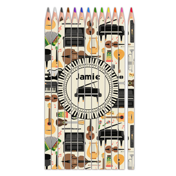 Custom Musical Instruments Colored Pencils (Personalized)