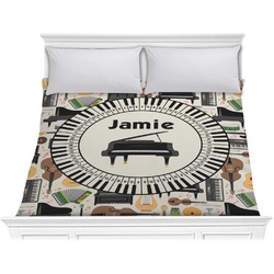Musical Instruments Comforter - King (Personalized)