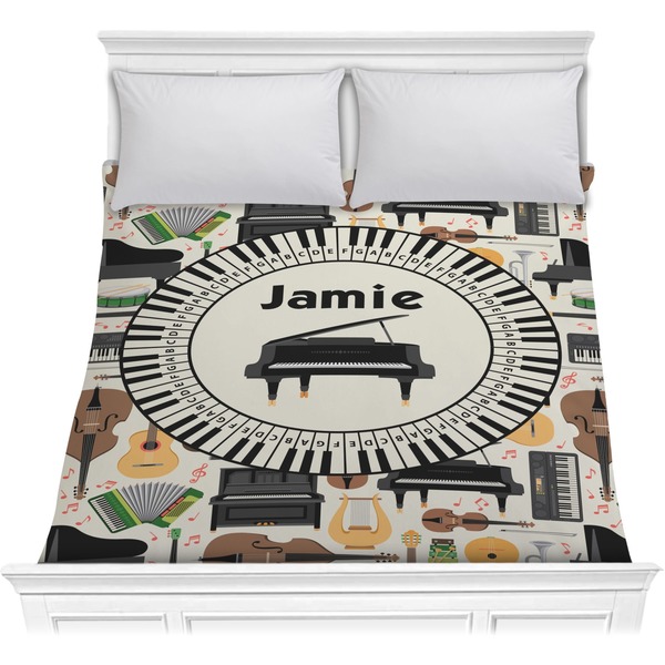 Custom Musical Instruments Comforter - Full / Queen (Personalized)