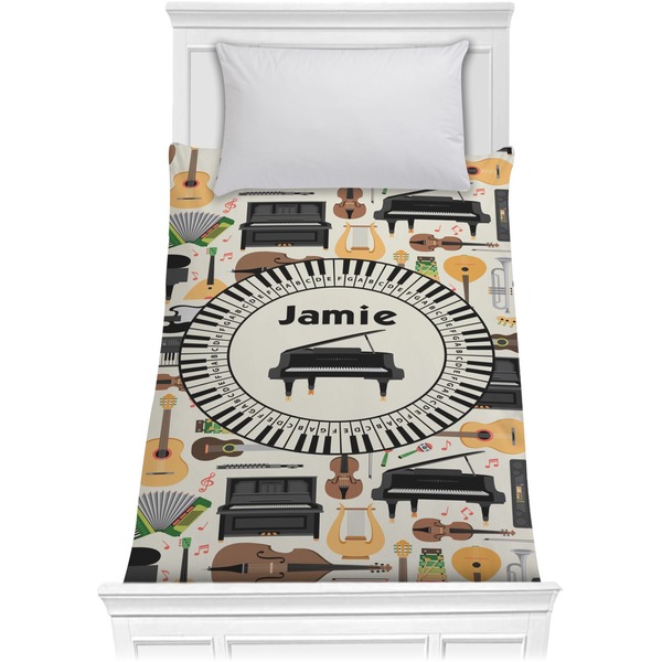 Custom Musical Instruments Comforter - Twin XL (Personalized)