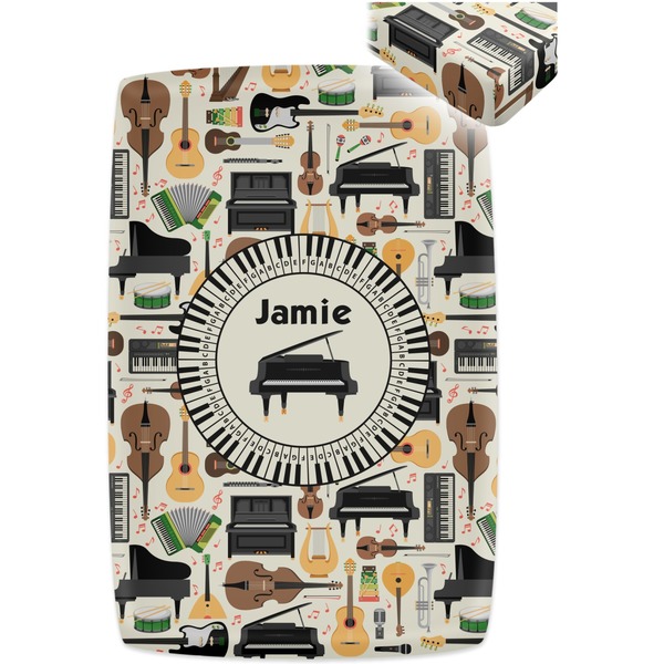 Musical Instruments Crib Fitted Sheet - Apvl