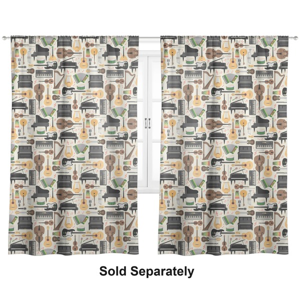 Musical Instruments Curtains