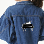 Musical Instruments Twill Iron On Patch - Custom Shape - X-Large