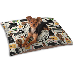 Musical Instruments Dog Bed - Small w/ Name or Text