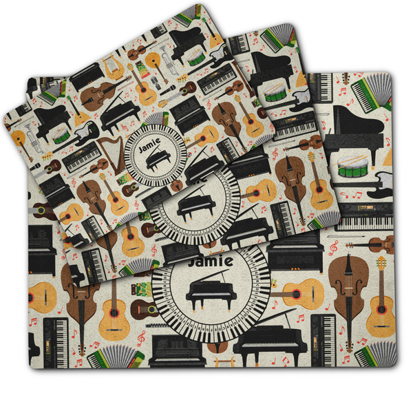 Musical Instruments Dog Food Mat - MAIN (sm, med, lrg)