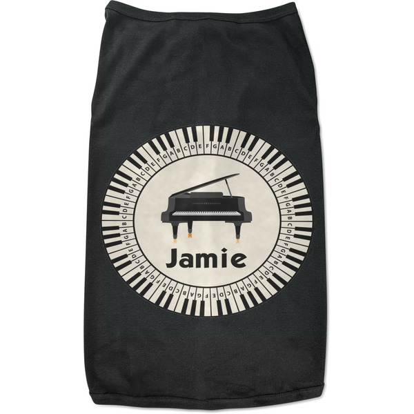 Custom Musical Instruments Black Pet Shirt (Personalized)