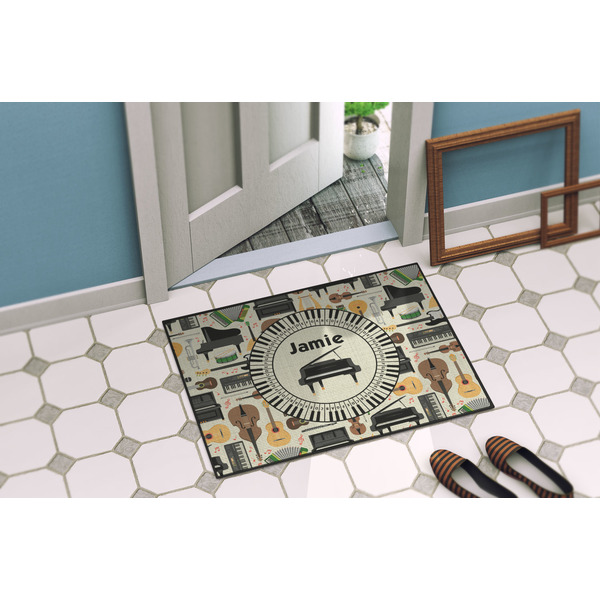 Musical Instruments Door Mat Lifestyle
