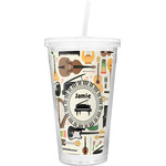 Musical Instruments Double Wall Tumbler with Straw (Personalized)
