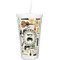 Musical Instruments Double Wall Tumbler with Straw (Personalized)