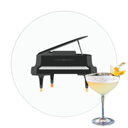 Musical Instruments Printed Drink Topper - 3.25"