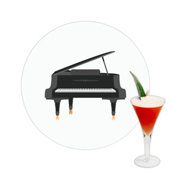 Musical Instruments Printed Drink Topper -  2.5"