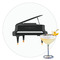 Musical Instruments Drink Topper - XLarge - Single with Drink