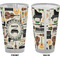 Musical Instruments Pint Glass - Full Color - Front & Back Views