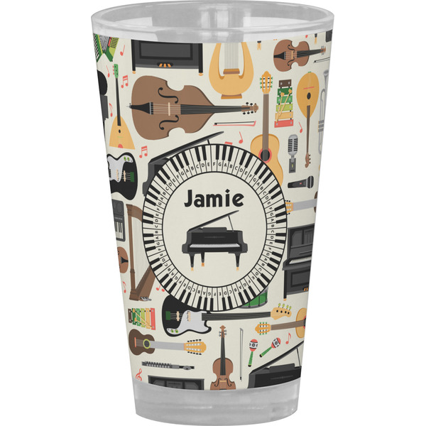 Custom Musical Instruments Pint Glass - Full Color (Personalized)