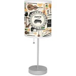 Musical Instruments 7" Drum Lamp with Shade Polyester (Personalized)