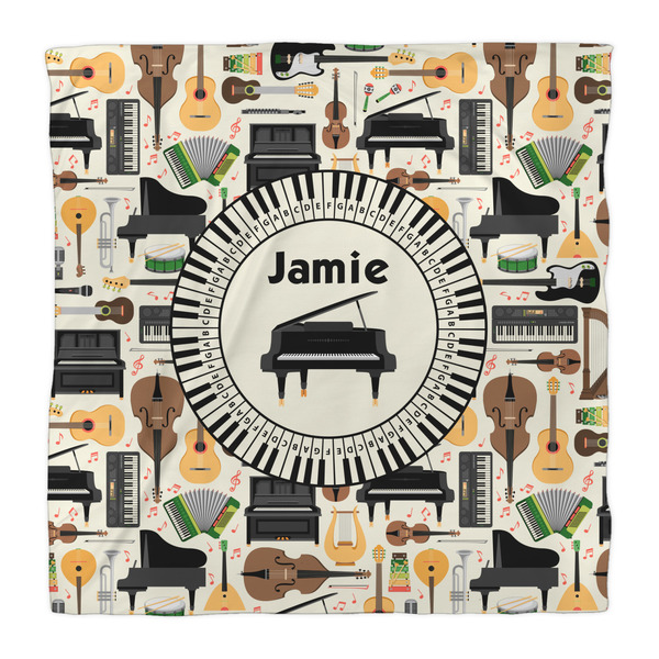 Musical Instruments Duvet Cover - Queen - Front