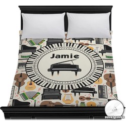 Musical Instruments Duvet Cover - Full / Queen (Personalized)