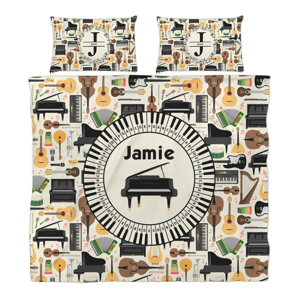Musical Instruments Duvet Cover Set - King - Alt Approval
