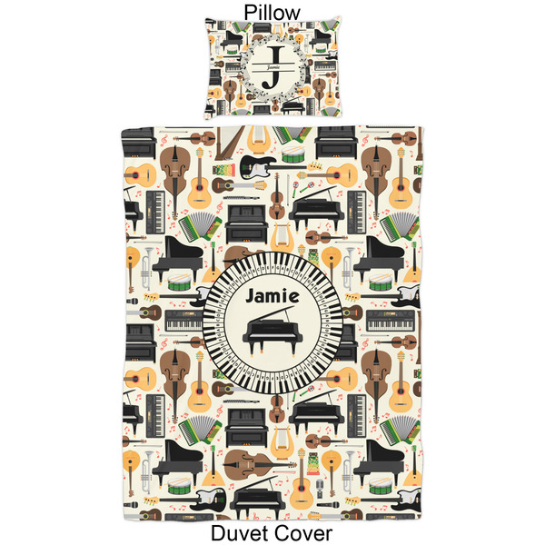 Musical Instruments Duvet Cover Set - Twin - Approval