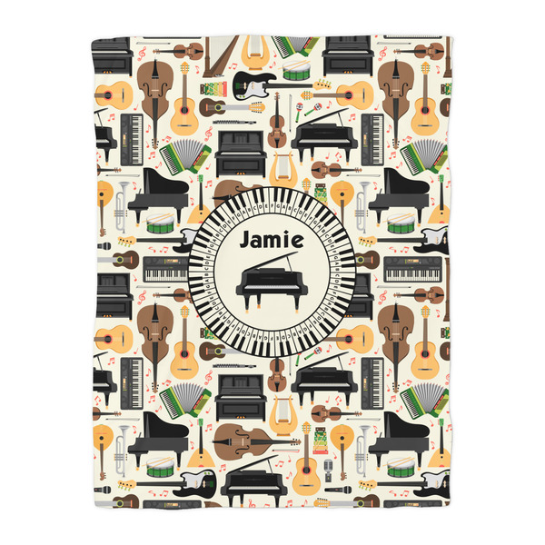 Musical Instruments Duvet Cover - Twin - Front