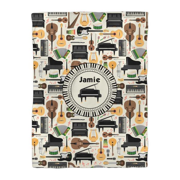 Musical Instruments Duvet Cover - Twin XL - Front