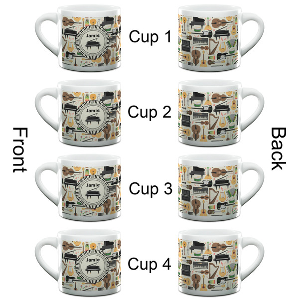 Musical Instruments Espresso Cup - 6oz (Double Shot Set of 4) APPROVAL