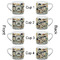 Musical Instruments Espresso Cup - 6oz (Double Shot Set of 4) APPROVAL