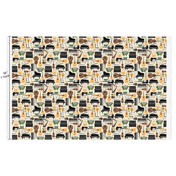Musical Instruments Fabric Full Yard