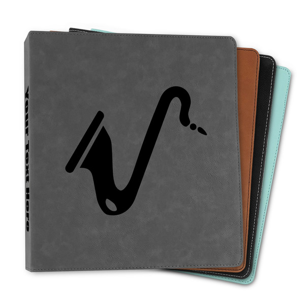 Custom Musical Instruments Leather Binder - 1" (Personalized)