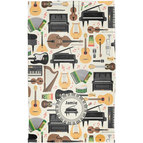 Musical Instruments Finger Tip Towel - Full View