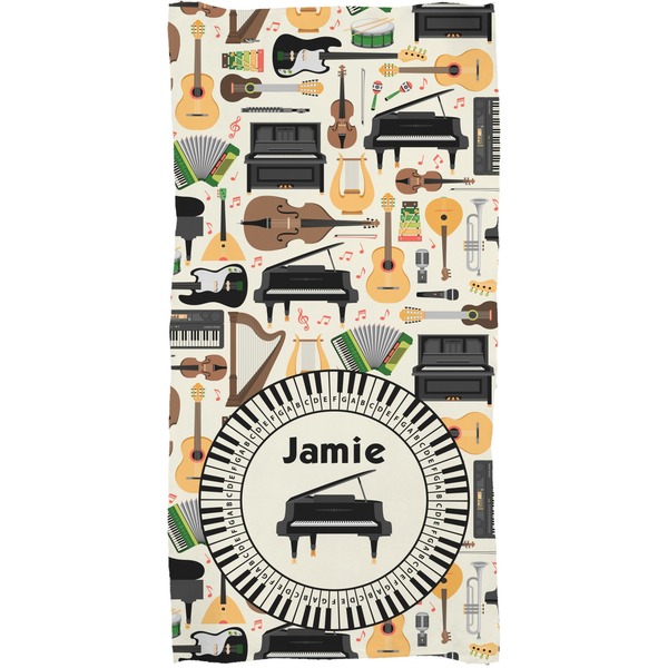 Musical Instruments Full Sized Bath Towel - Apvl