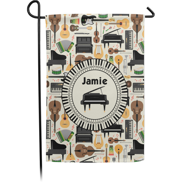 Custom Musical Instruments Garden Flag (Personalized)