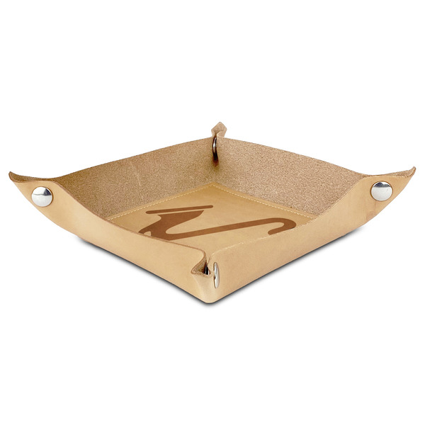 Musical Instruments Genuine Leather Valet Trays - ANGLE (folded)