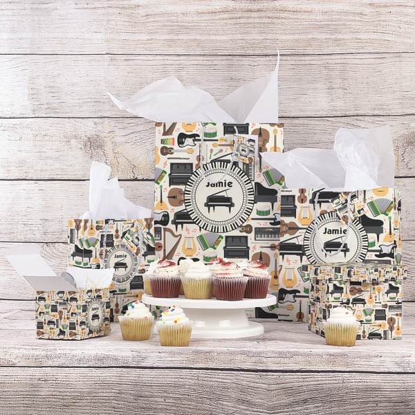 Musical Instruments Gift Bags - In Context