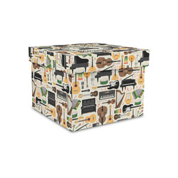 Musical Instruments Gift Box with Lid - Canvas Wrapped - Small (Personalized)