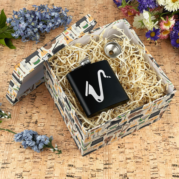 Musical Instruments Gift Boxes with Lid - Canvas Wrapped - X-Large - In Context