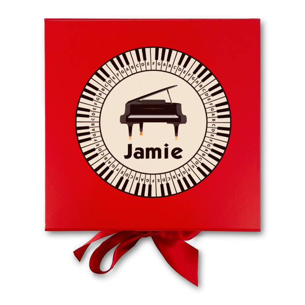 Musical Instruments Gift Boxes with Magnetic Lid - Red - Approval
