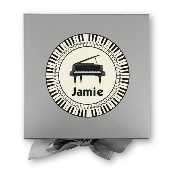 Musical Instruments Gift Boxes with Magnetic Lid - Silver - Approval