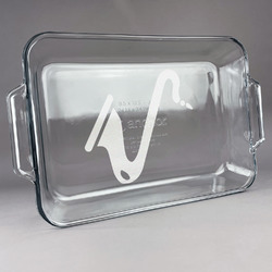 Musical Instruments Glass Baking and Cake Dish (Personalized)