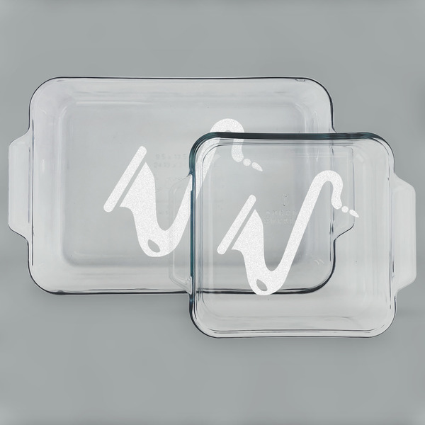 Musical Instruments Glass Baking Dish Set - MAIN (set)