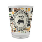 Musical Instruments Glass Shot Glass - 1.5 oz - Single (Personalized)