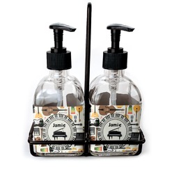 Musical Instruments Glass Soap & Lotion Bottles (Personalized)
