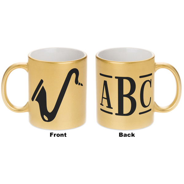 Musical Instruments Gold Mug - Apvl
