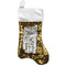 Musical Instruments Gold Sequin Stocking - Front