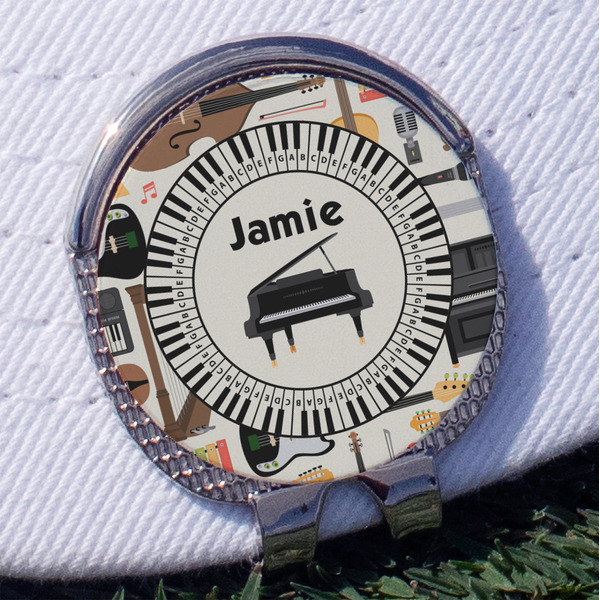 Custom Musical Instruments Golf Ball Marker - Hat Clip