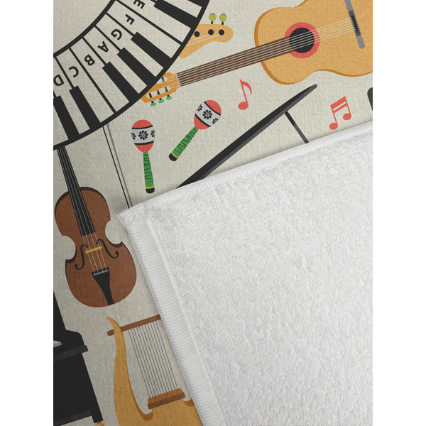 Musical Instruments Golf Towel - Detail