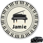Musical Instruments Graphic Car Decal (Personalized)