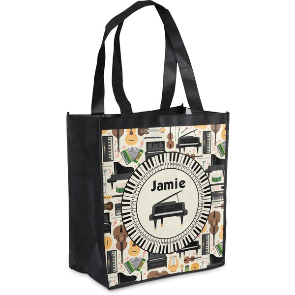 Custom Musical Instruments Grocery Bag (Personalized)